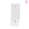 LED String Dimmer EK-04 2/4-Way 8 Function Knob/Solder-Free Type Push Button Type Light Adjustment Controller Oasis Select C