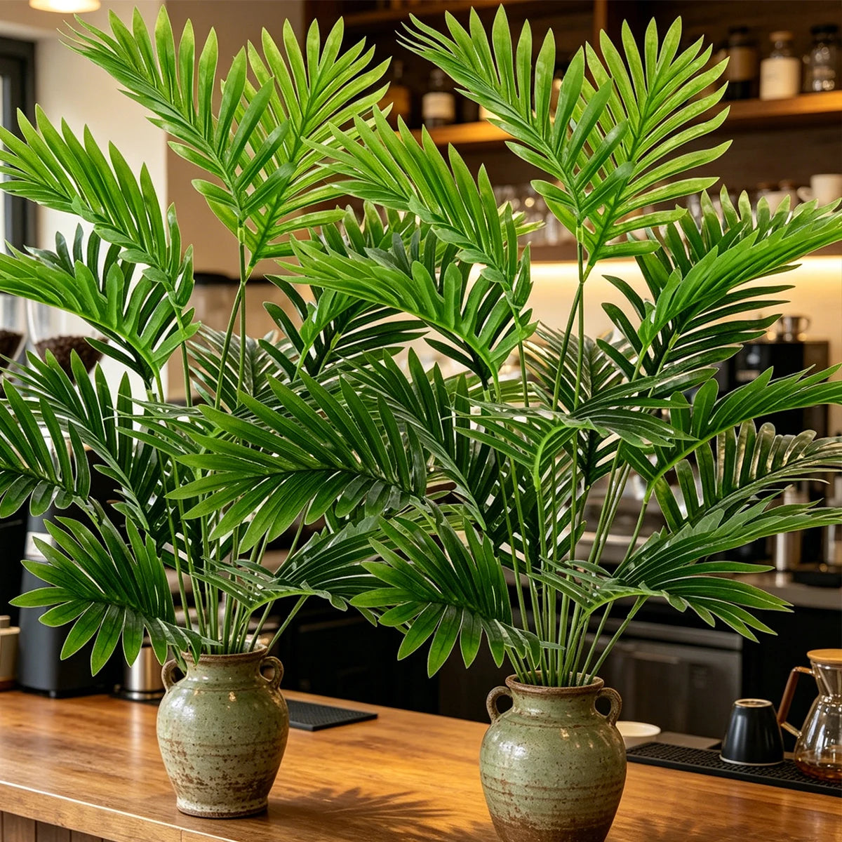 Realistic Artificial Areca Palm Tree 30 Inch Large Fake Palm Low Maintenance Indoor Outdoor Home Classroom Office Decor Oasis Select