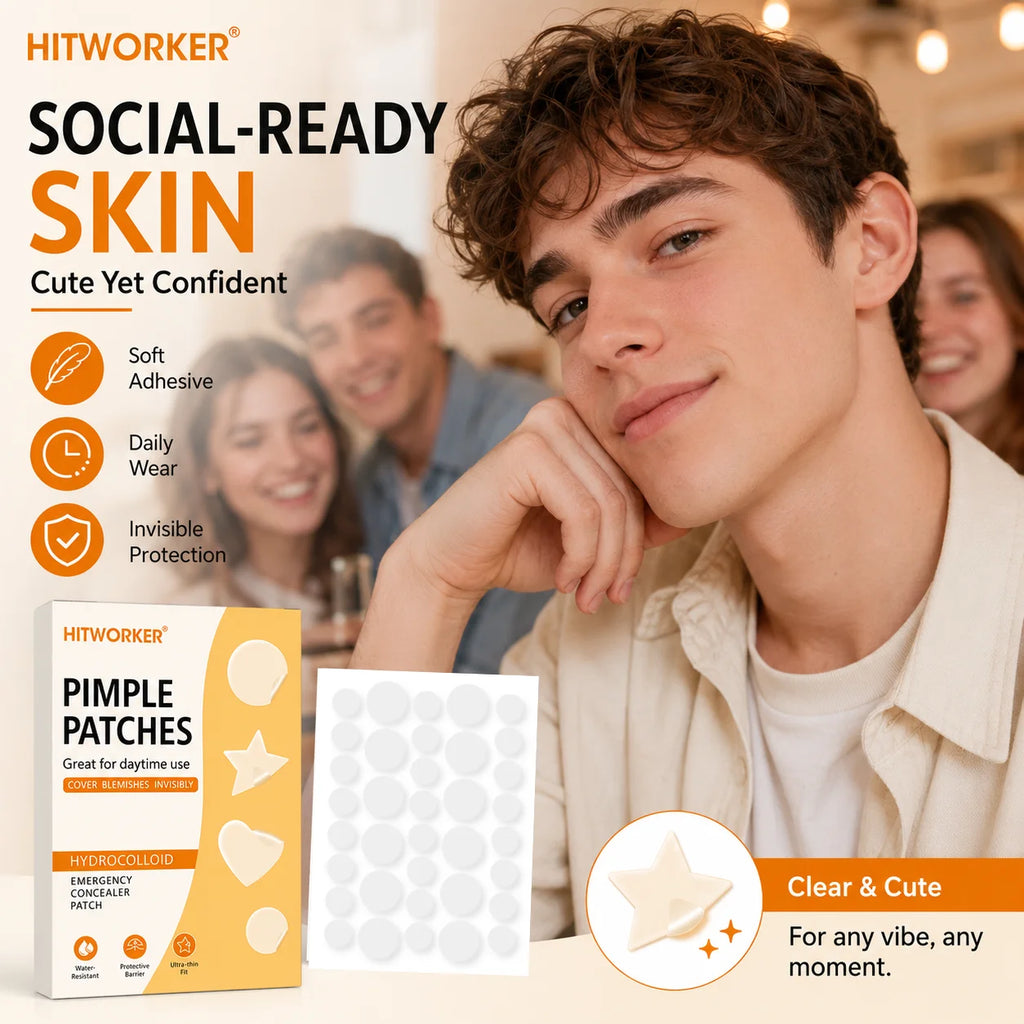 360Pcs Acne Patches per Box, Star-Shaped Acne Patches, Concealing Patches, Suitable for All Skin Types, Unisex Skincare Oasis Select