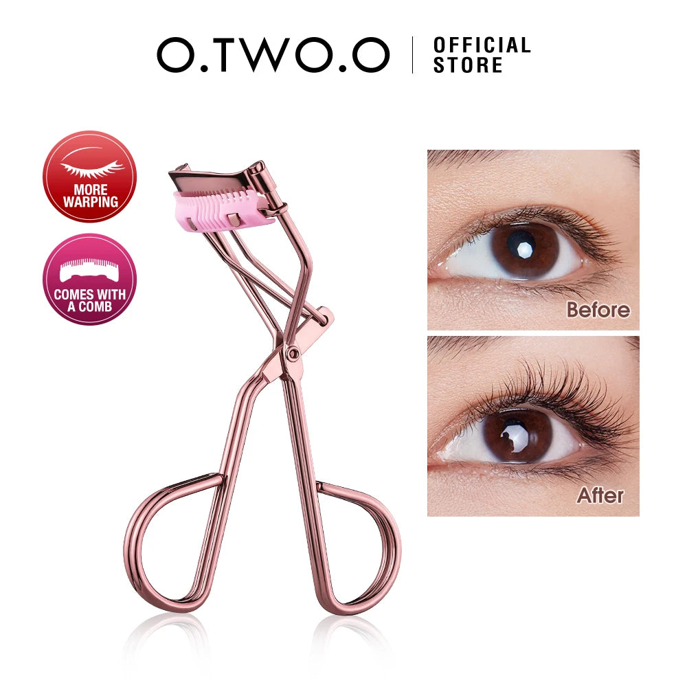 O.TWO.O Eyelash Curler with Comb – Natural Lash Lift Tool