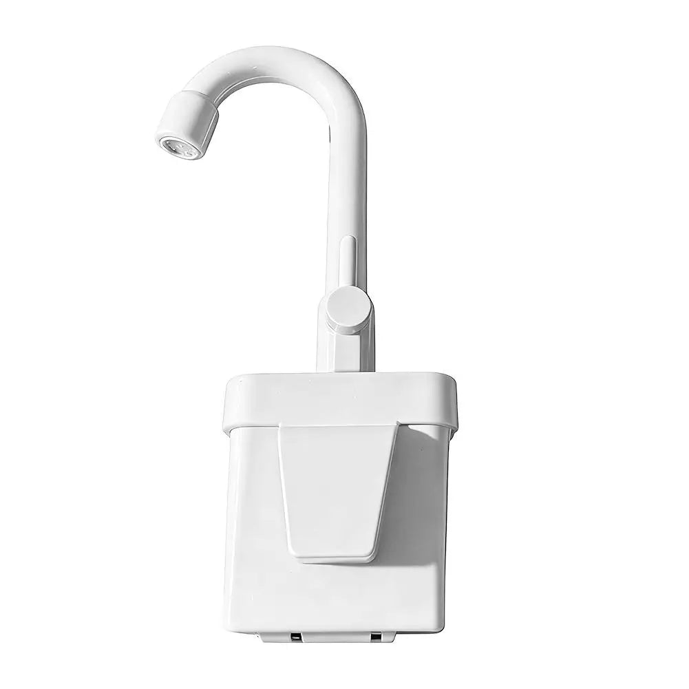 Kids Electric Faucet Toy – Circulating Water Kitchen Sink Pretend Play Toy Oasis Select White