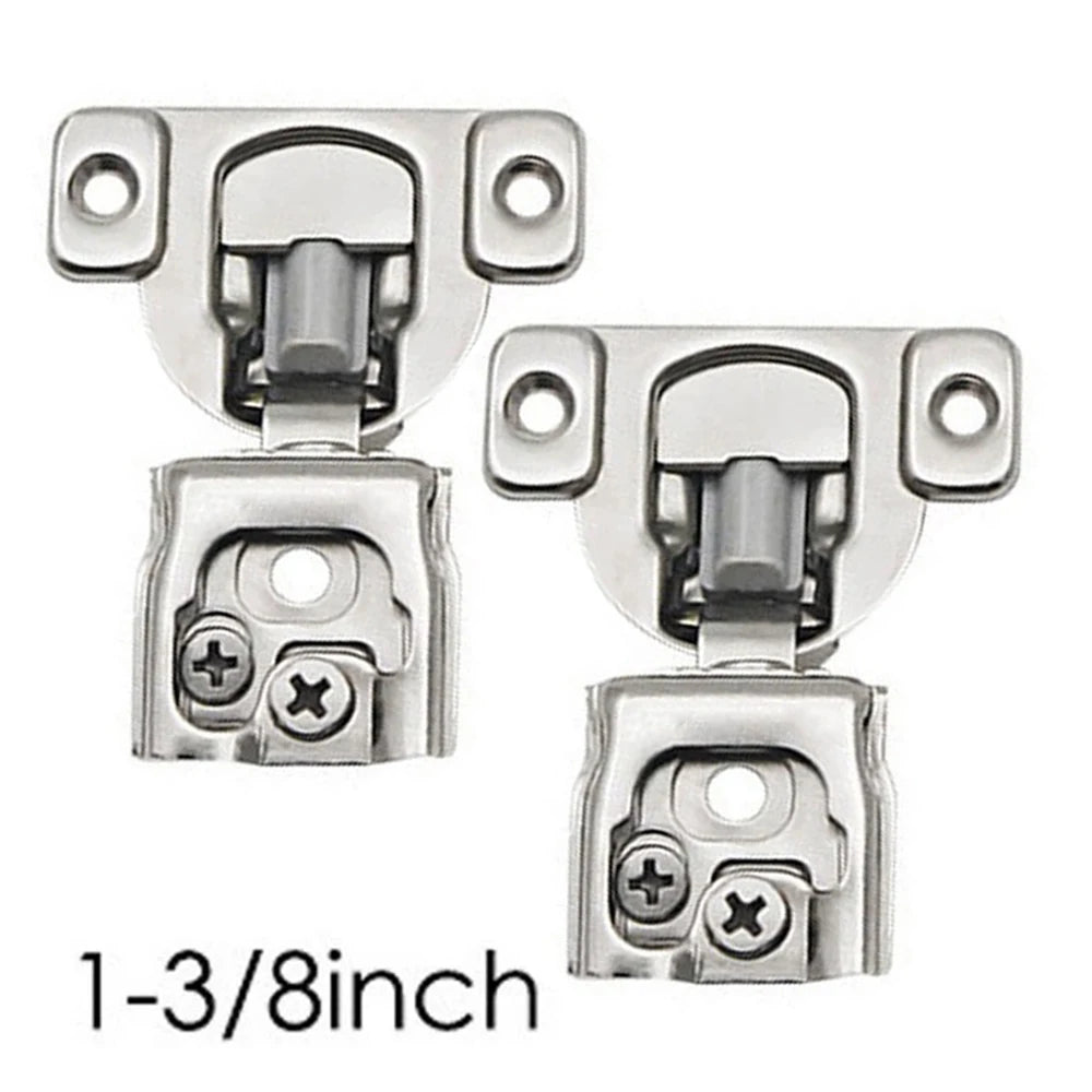Three-dimensional Adjustable Hinge Short Arm Hinge Silent 1/2 Inch American Hinge Cabinet Door Panel Buffer Damping W/Screws Oasis Select 34.9mm