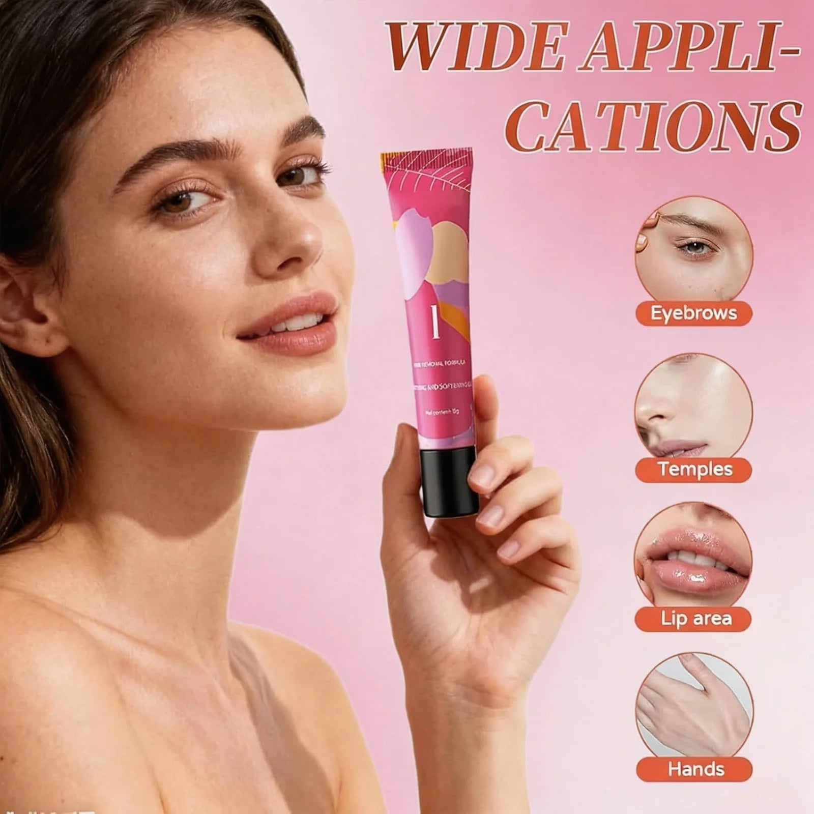 Facial Hair Removal Cream for Three Step Kit Lip Chin Upper Lip Women Home Use Gentle With Softening Gel Soothing Lotion Oasis Select