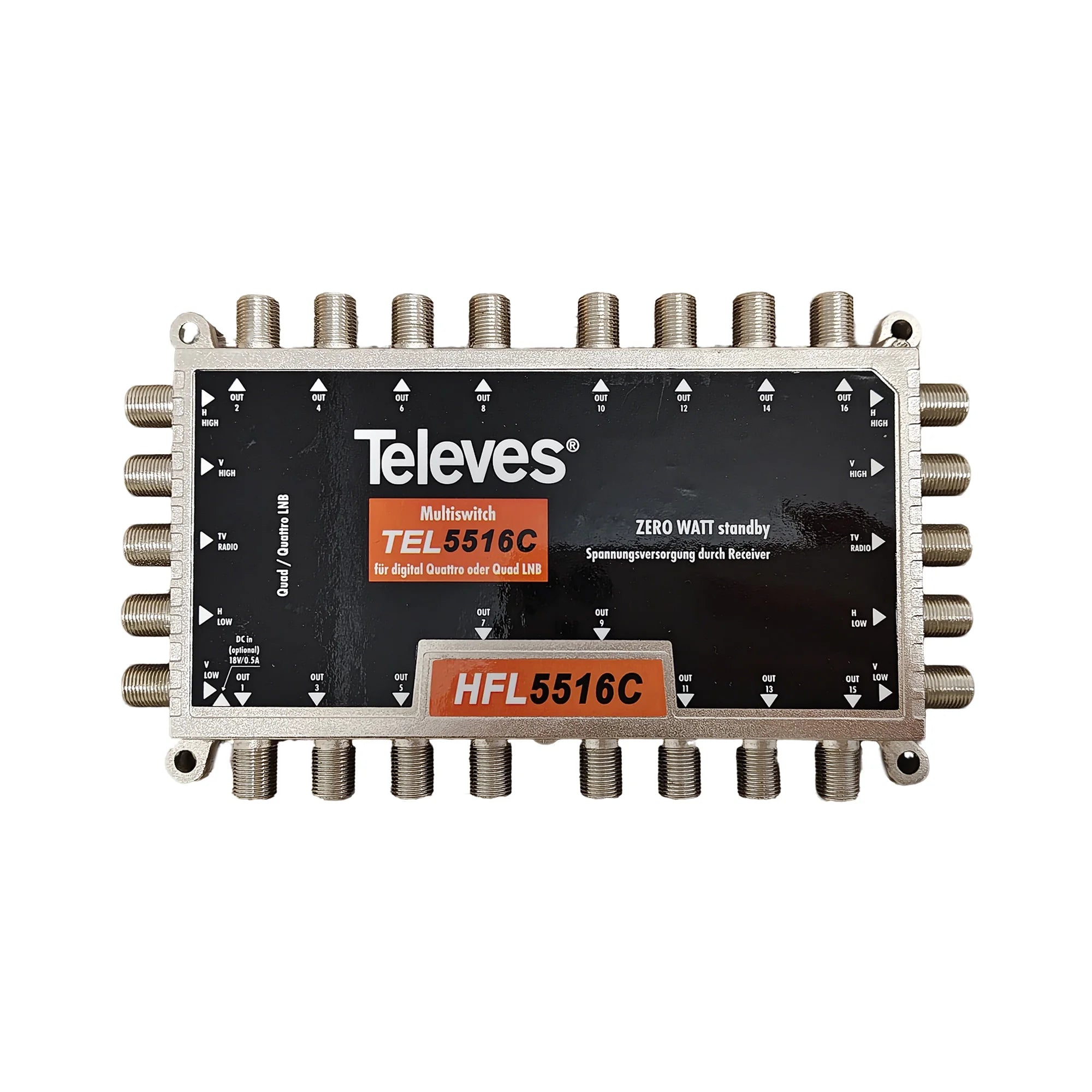 5×5×16 Satellite Multiswitch HFL5516F Oasis Select