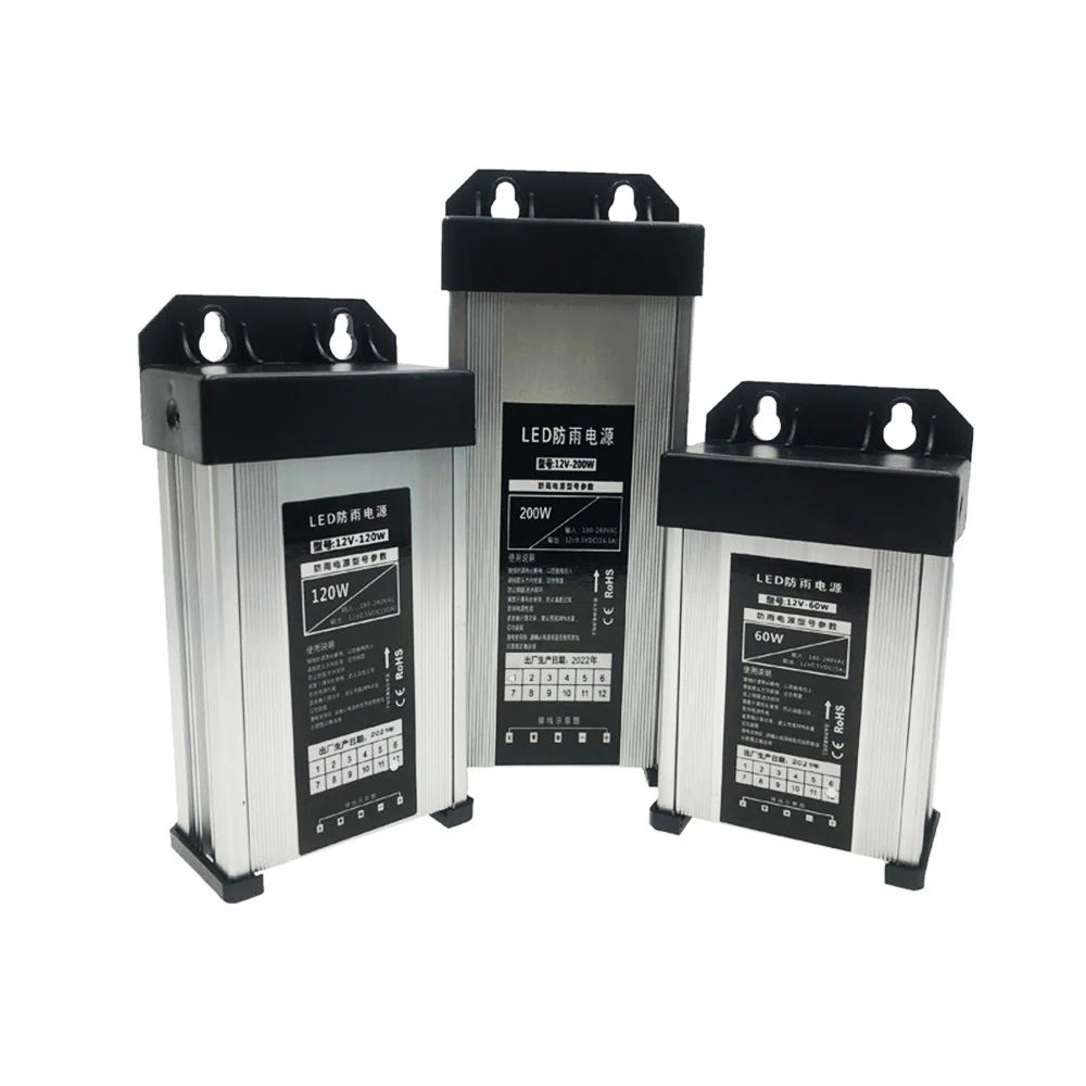 5 12 24 V Volt Switching Power Supply 220V AC TO DC 5V 12V 24V Power Supply 100W 200W 250W 300W 400W 500W 600W Outdoor Rainproof Oasis Select
