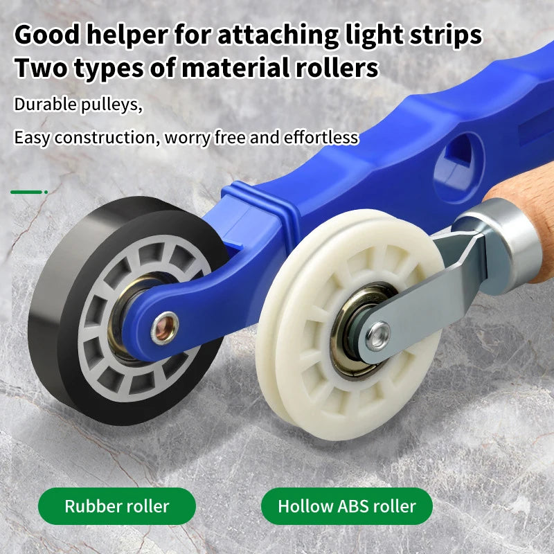 Rubber Mesh Wheel Window Install Tool Window Screen Hand Installation Repair Roller Yarn Double-Head Pressure Pulley Oasis Select