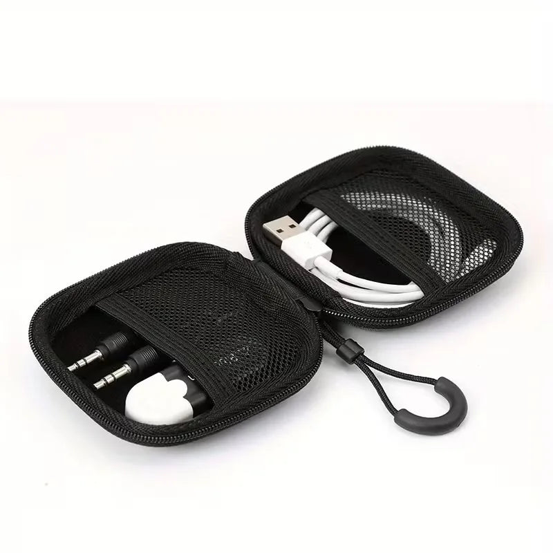 Portable Electronics Organizer Bag for Earphones Charger Cables Hard Drive EVA Hard Shell with Zipper Travel Case Carrying Pouch Oasis Select
