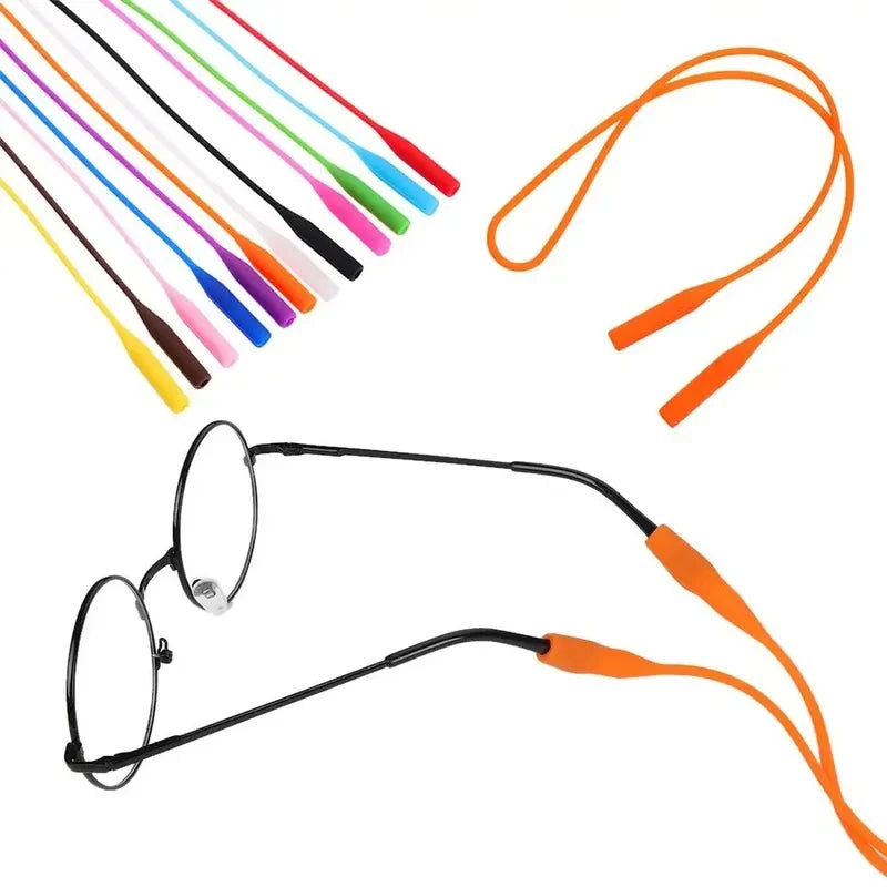 1/2pcs Eyeglasses Strap Glasses Sunglasses Chain Sports Band Cord Holder Elastic Anti Slip String Ropes Elastic Glasses String Oasis Select