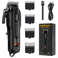 HYN-222 Professional Hair Clippers 5V1A Rechargeable Hair Trimmer Stainless Steel Blade Black Washable Head For Men Styling Tool Oasis Select Black 222
