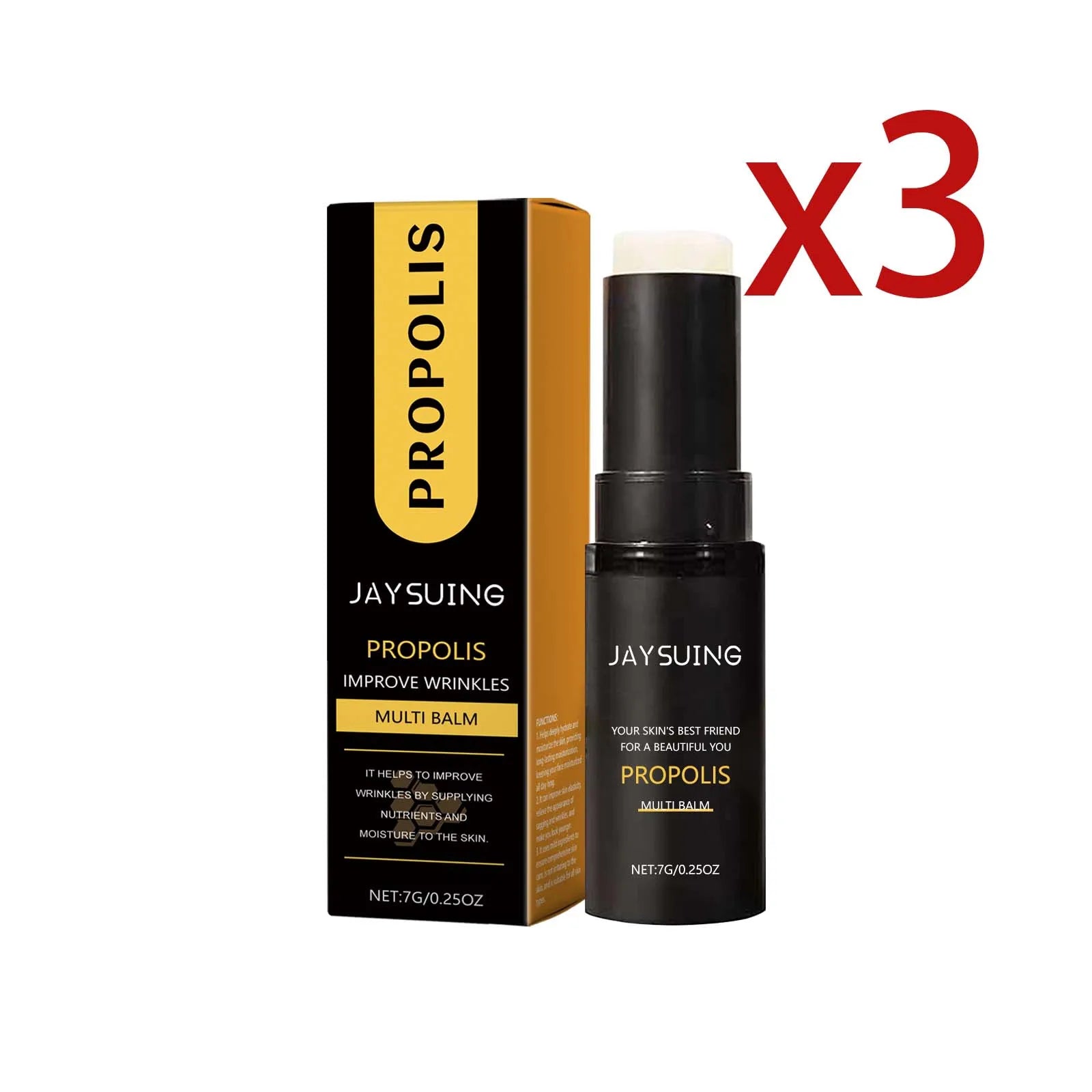 Propolis Firming Essence Stick Deep Moisturizing Increases Skin Elasticity Improve Sagging Facial Multi Functional Care Cream Oasis Select 3x7g 7g