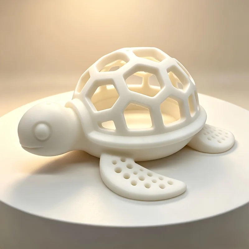 Turtle Shape Aquarium Hideout Cave Honeycomb Hollow Shelter Fish Shrimp Breeding House Fish Tank Landscape Decoration Ornament Oasis Select