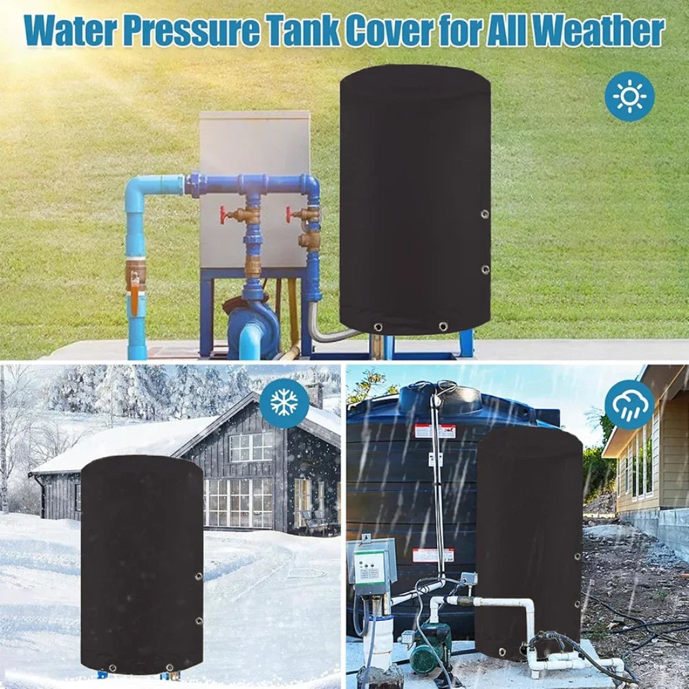 Easy Install Pressure Cover Weatherproof Cover Round Tank Cover 24*34inch Insulated Well Cover Easy Installation Design Oasis Select