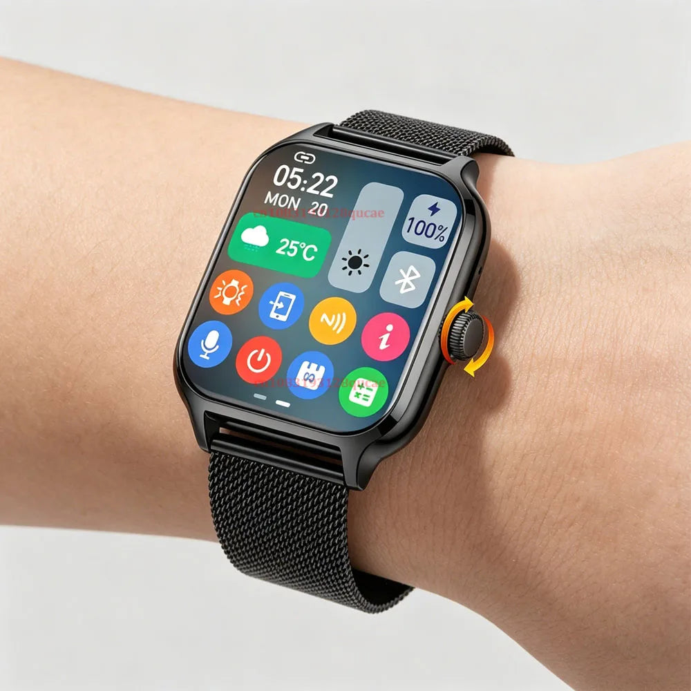 Military GPS Smart Watch – Bluetooth Call & Fitness Tracker