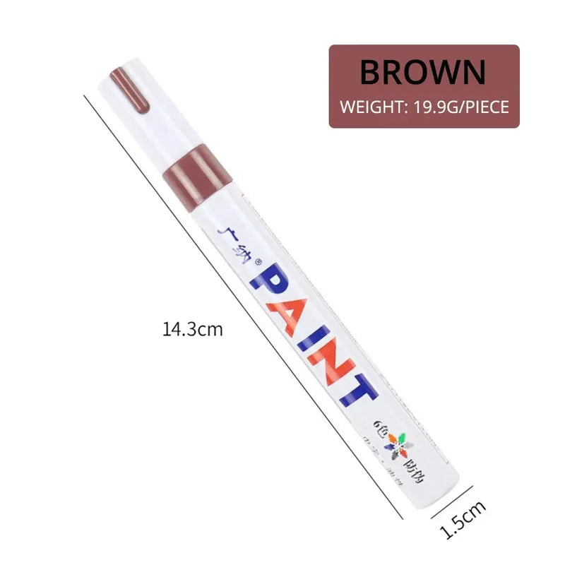 1pcs Permanent Waterproof Paint Marker Pen Car Tyre Rubber Tread Graffiti Artist Paintbrush School Office Supply Stationery Oasis Select