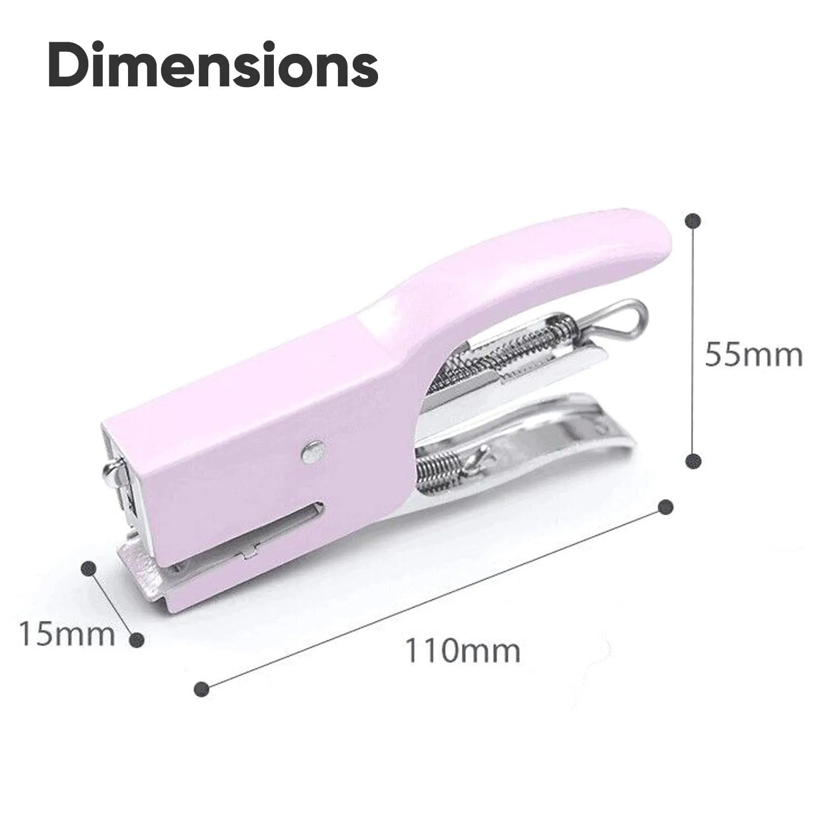 Mini Metal Hand-Held Stapler Set – No. 10, 750 Staples Mini Office Stapler Oasis Select