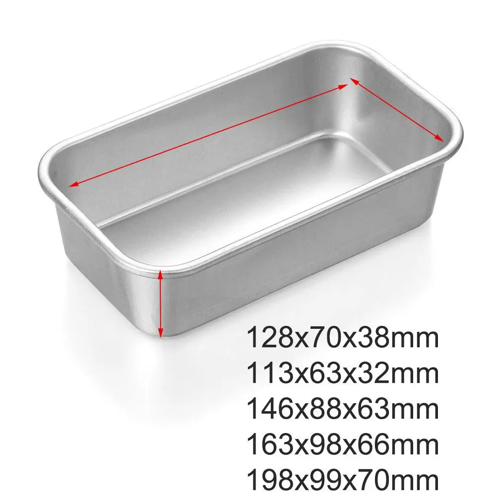 Aluminum Alloy Non Stick Roasting Pastry Box Kitchen Gadgets Cake Mold Loaf Pan Baking Bread Pan Oasis Select