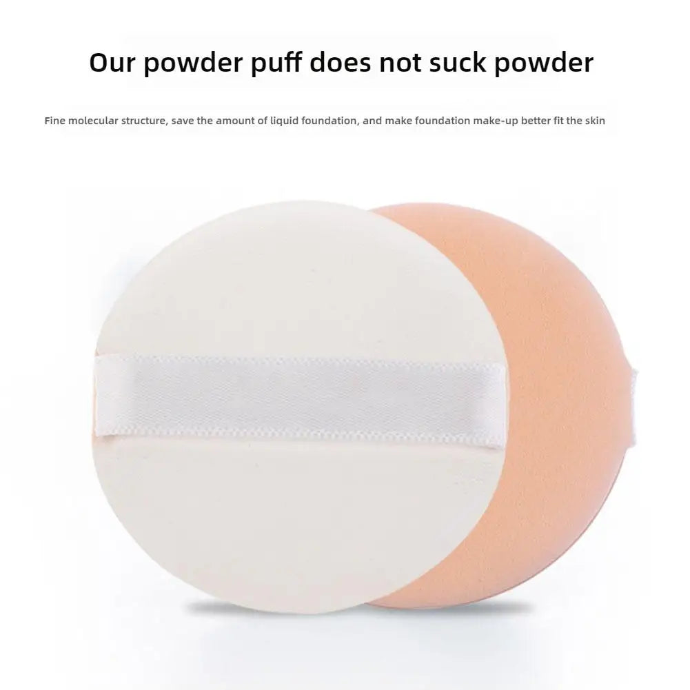 Mini Round Cushion Puff, Thin & Lightweight Foundation Sponge, Wet and Dry Use Makeup Puff Oasis Select