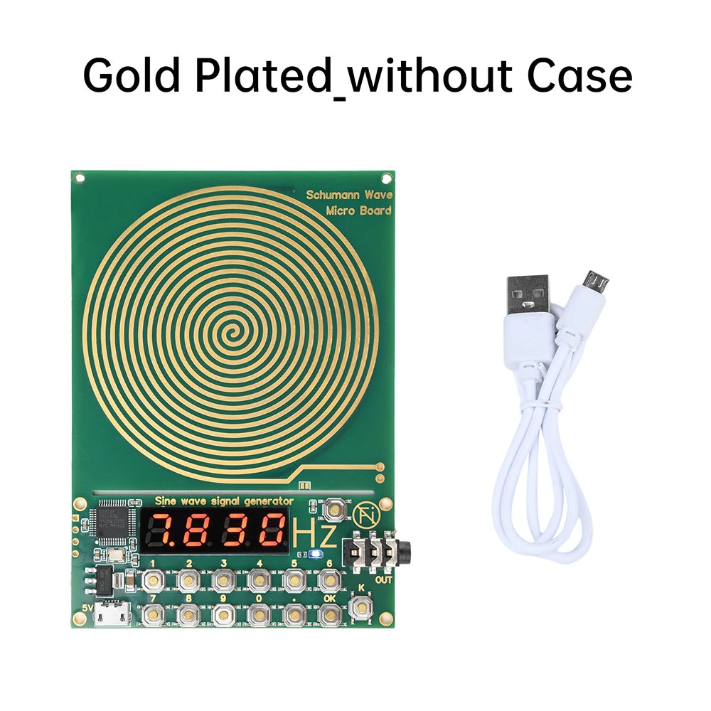 0.01-100000Hz Adjustable Sine Wave Resonance Generator Ultra Low Frequency Generator Resonator Sound Frequency Machine Micro USB Oasis Select Without housing