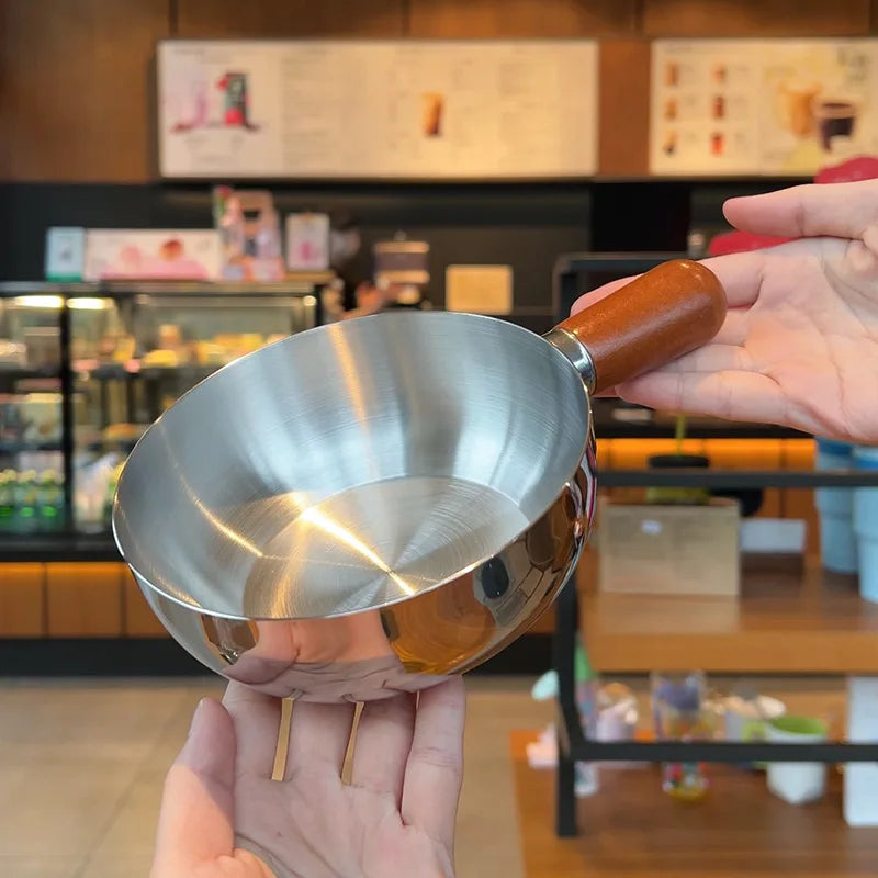 Stainless Steel Sauce Pot | Suitable for Induction Cooktops, Ideal for Cooking Sauces, Milk, Hot Chocolate, Gravy, and Oatmeal Oasis Select