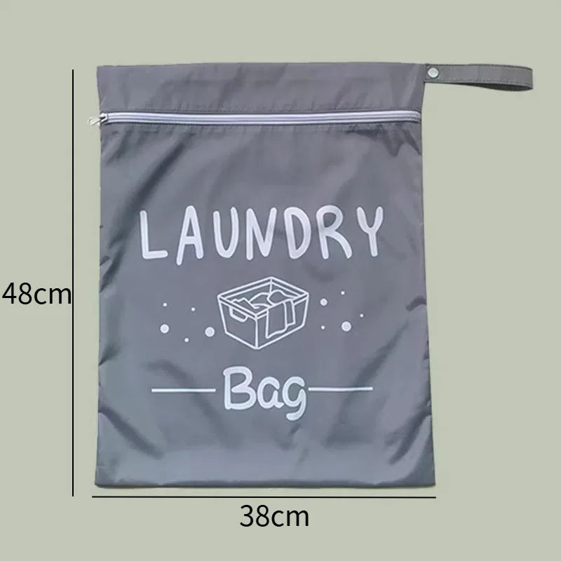 Laundry Pouch Lightweight Dirty Clothes Organizer Bag Practical Storage Sack for Fitness Swimming and Outdoor Beach Use Oasis Select Gray