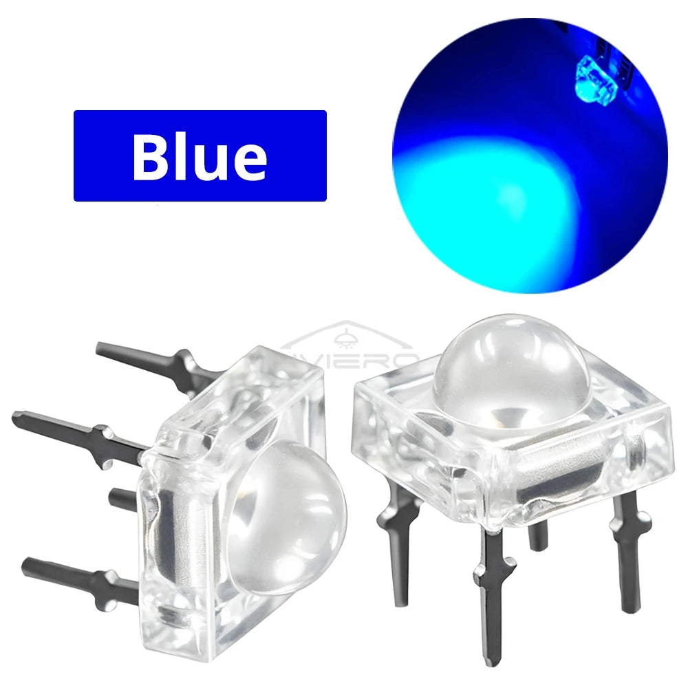 500/1000Pcs 5mm Super Flux LED Bulbs | DIY Holiday Party Lights