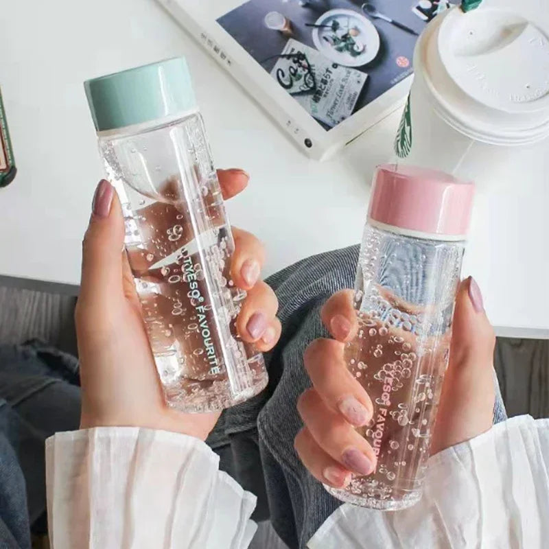 200ML Cartoon Pattern Portable Plastic Cup Anti-Drop Outdoor Drinking Water Bottle For Picnics Travel Oasis Select