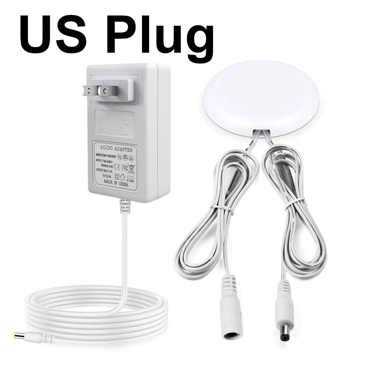 AC100V-240V TO DC12V/24V Conversion Power Adapter Charger Penetrable 20mm Wood Glass Touch&Hand Scan Sensor Dimmer for LED Light Oasis Select US Plug 24v 3A