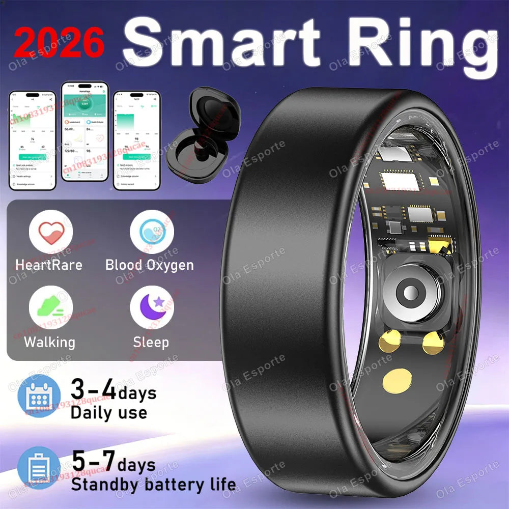 Ola Esporte Smart Ring – Heart Rate, Sleep & SpO₂ Tracker