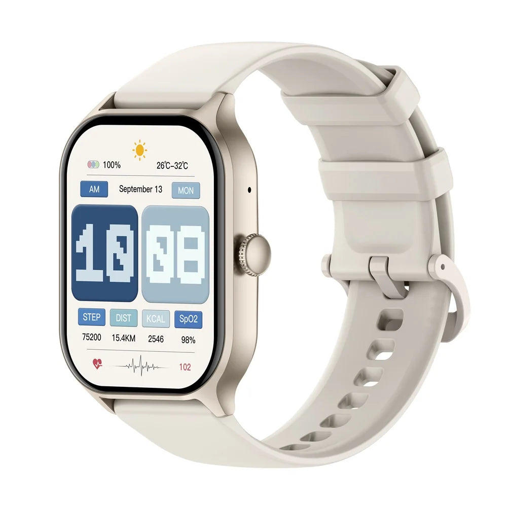 Smart Watch Men Women 2.01 Inch Sports Fitness Watch Blue Tooth Call Clock Heart Rate Health Waterproof Smartwatch 700Mah Gift Oasis Select GDGDS