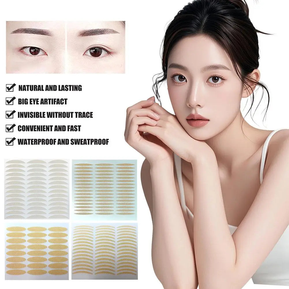 Lace Second Generation Double Eyelid Tape Mesh Comes Eye Tape With Invisible Flesh-colored Olive With Sticky 48 Brown W3A9 Oasis Select