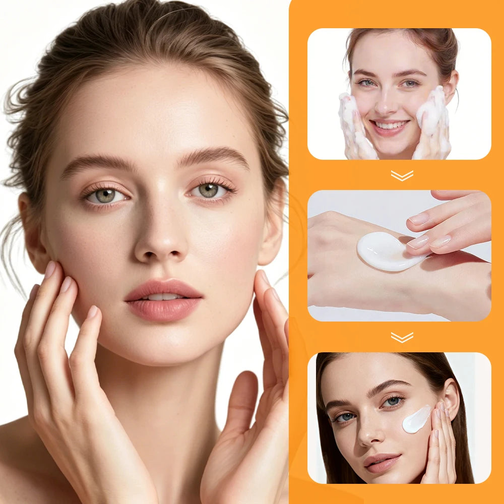 YOUNGCOME Vitamin C Moisturizer with Collagen Peptides Hydrating Firming Smoothing Non-Greasy Daily Cream for Healthy Glow Oasis Select