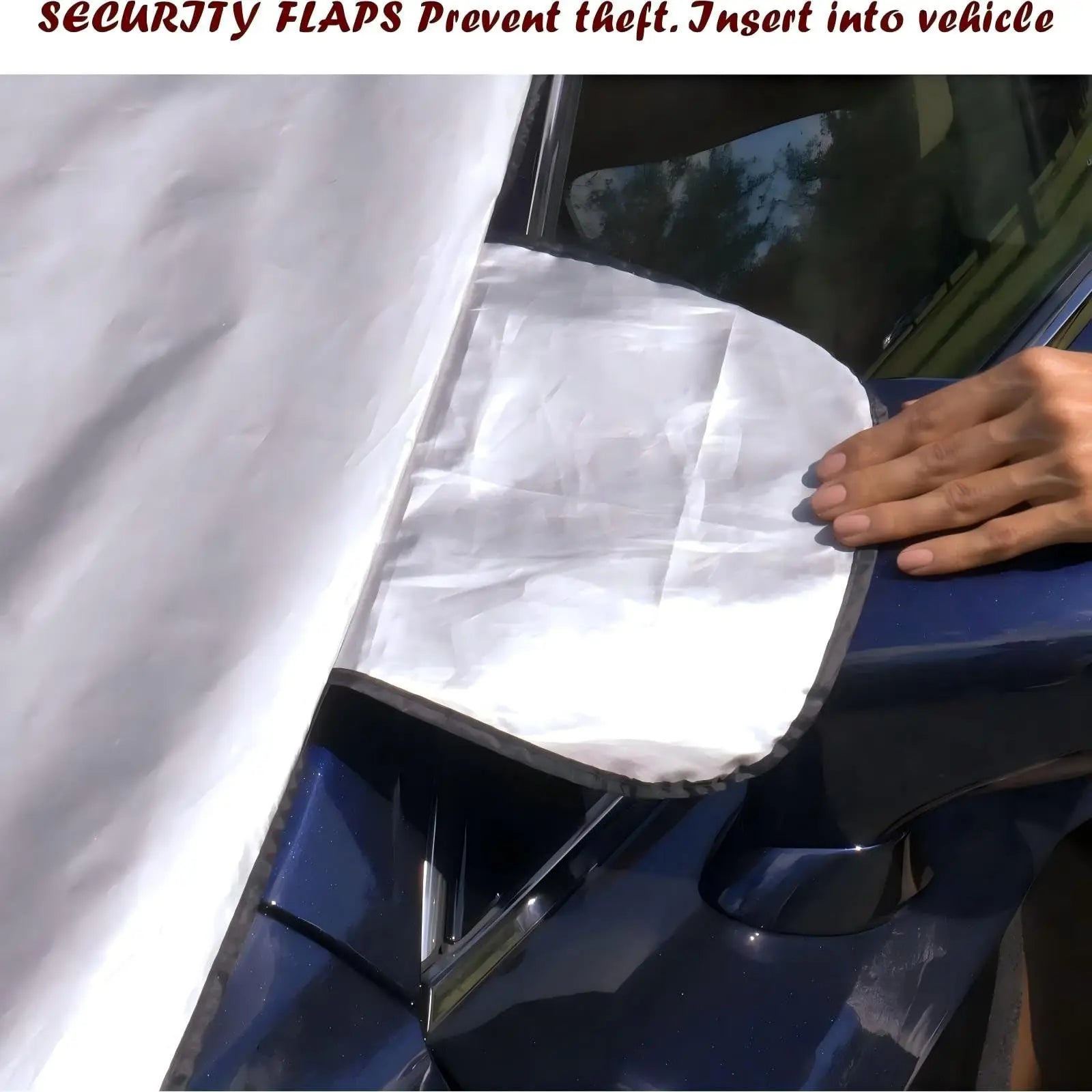 Car Windshield Cover – Windproof All-Weather Protector Against Frost, Rain & UV, Fits Most Cars & SUVs Oasis Select