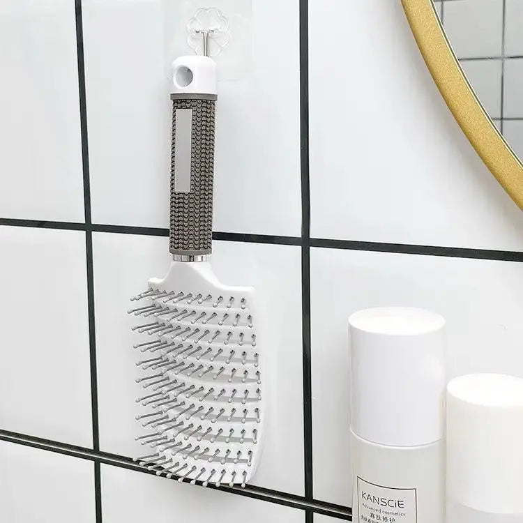 Professional Curved Vented Detangling Brush – Wet & Dry Hair