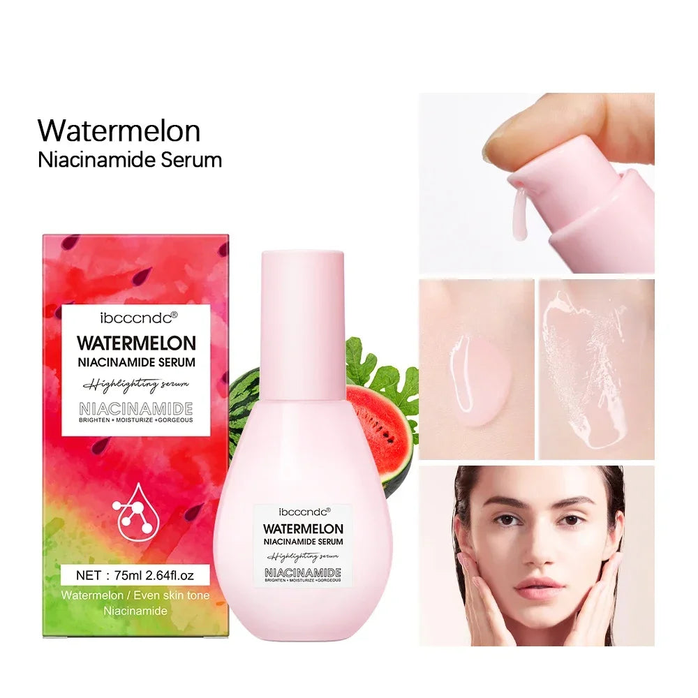 Watermelon Niacinamide Serum & Makeup Primer – Dewy Glow