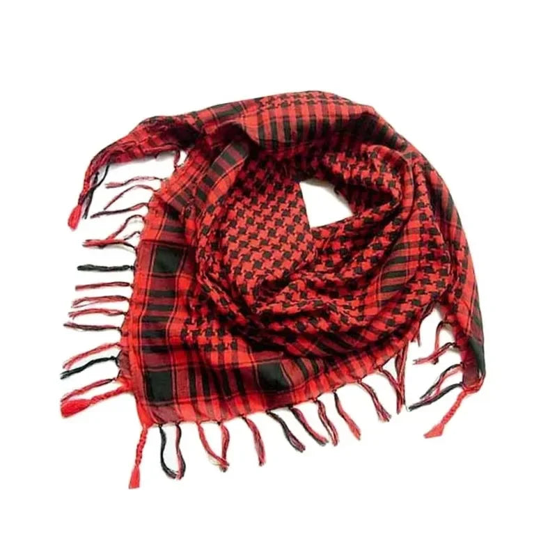 Keffiyeh Tactical Desert Scarf Wrap Shemagh Head Neck Arab Scarf Keffiyeh Scarf Wrap for Men And Women Oasis Select type-2 1pc