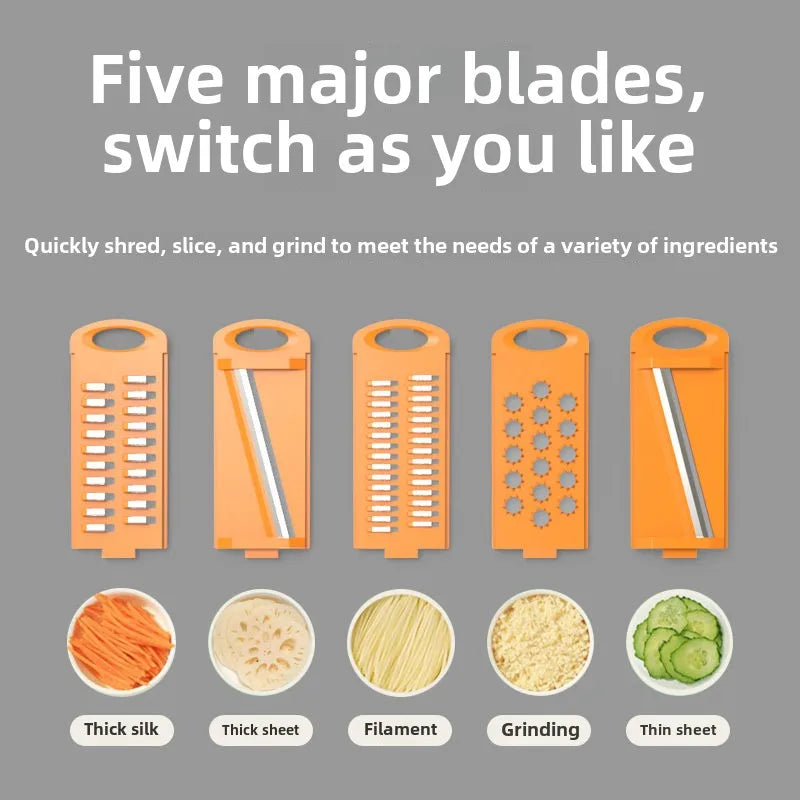 Multifunctional Slicer Shredded Potatoes and Carrots Grater Multi-functional Slicer for Household Kitchen vegetable cutter Oasis Select