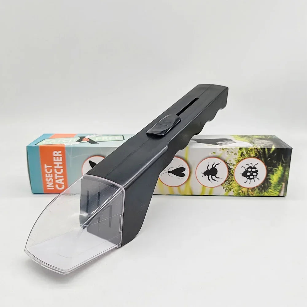 Push Operated Insect Catcher Clip Contactless Spider Catcher Tool Eco Friendly Bug Collector Household Pest Control Outdoor Gear Oasis Select black