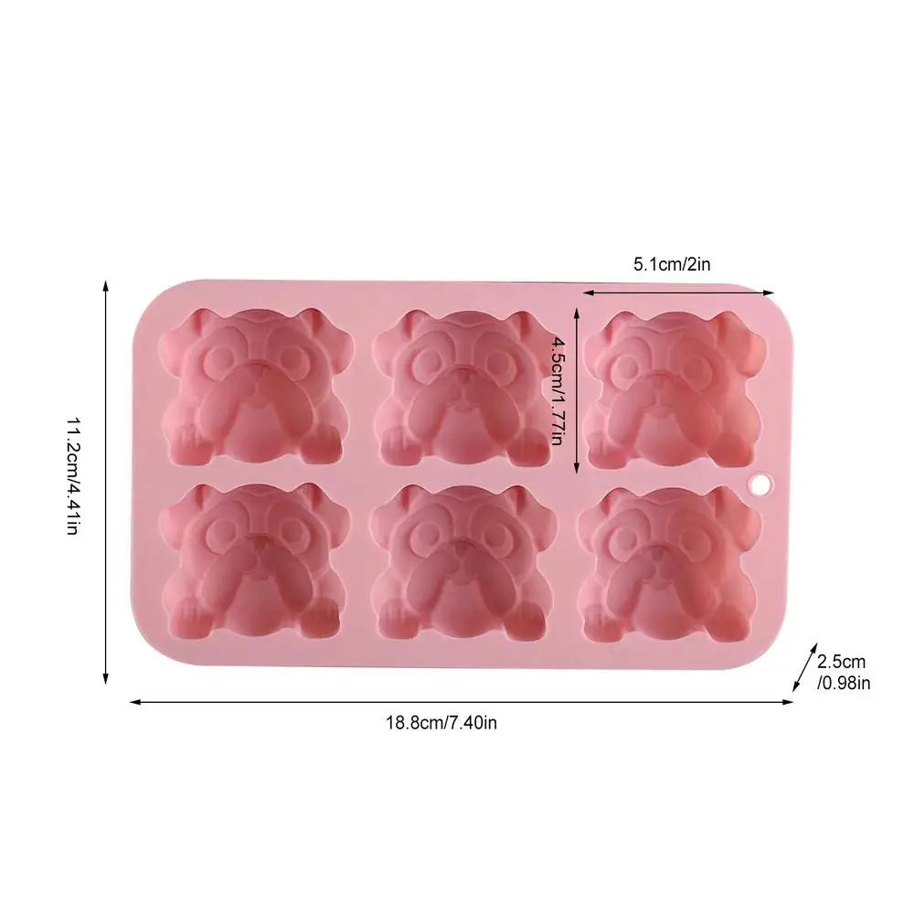 Dog Shaped Silicone Mold – Ice Cubes, Chocolate & Candy Tray