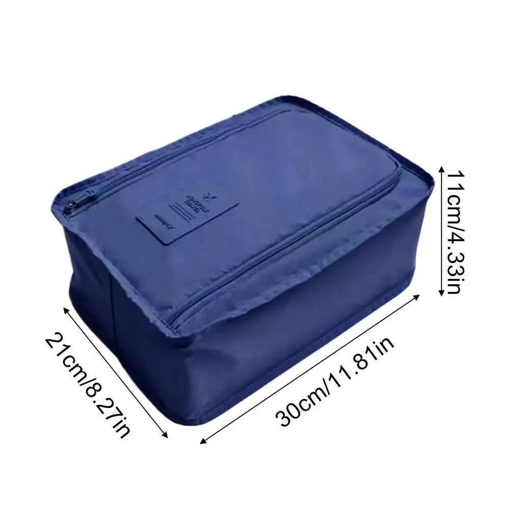 Waterproof Travel Shoe Bag – Foldable Polyester Organizer
