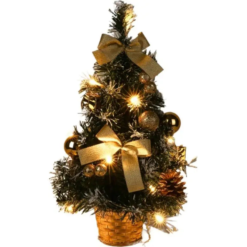 40CM LED Christmas Tree Nightlight LED Light Pine Needle Tree Mini Xmas Tree Christmas Decoration Desktop Ornament New Year Gift Oasis Select 01 Other