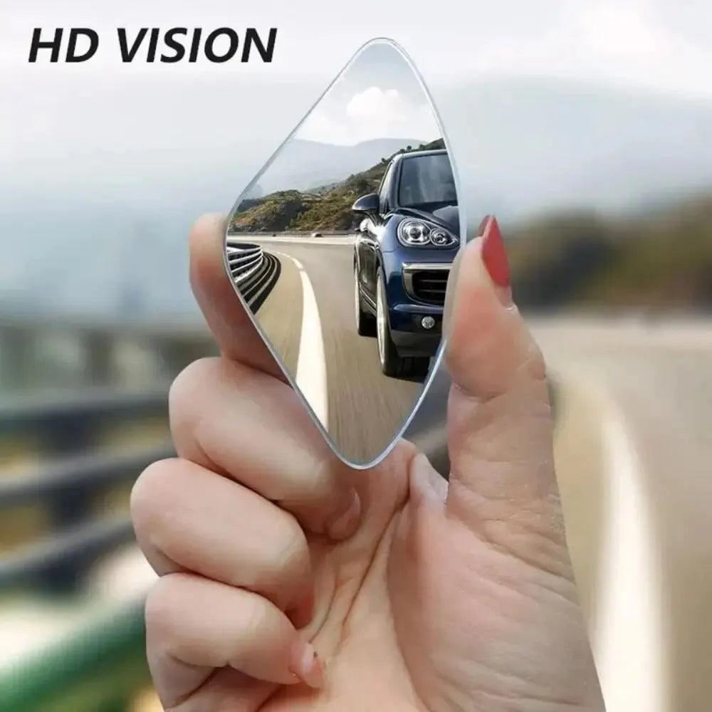 2pcs Car Mirror Wide Angle Car Blind Spot Mirrors 360° Adjustable Auxiliary Rearview Mirrors HD Frameless Small Round Mirror Oasis Select