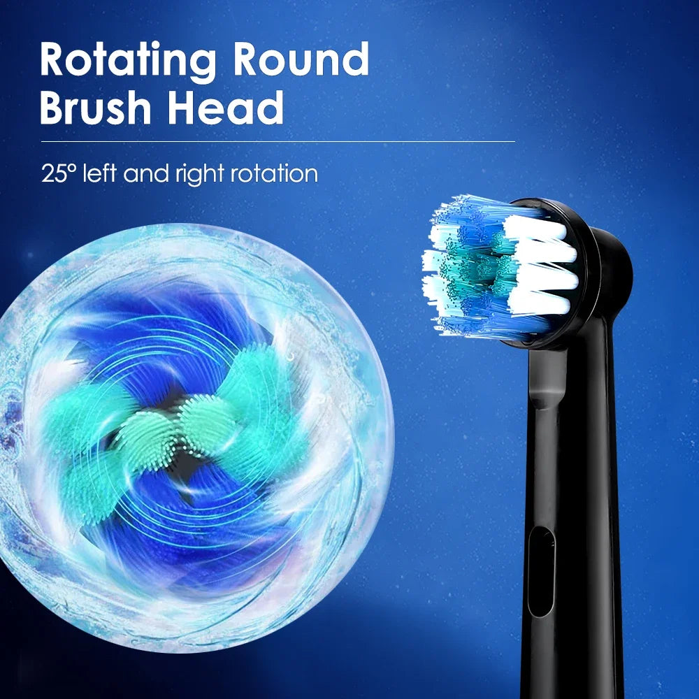 AFDEAL Electric Toothbrush 5 Modes IP67 Rechargeable 4 Heads