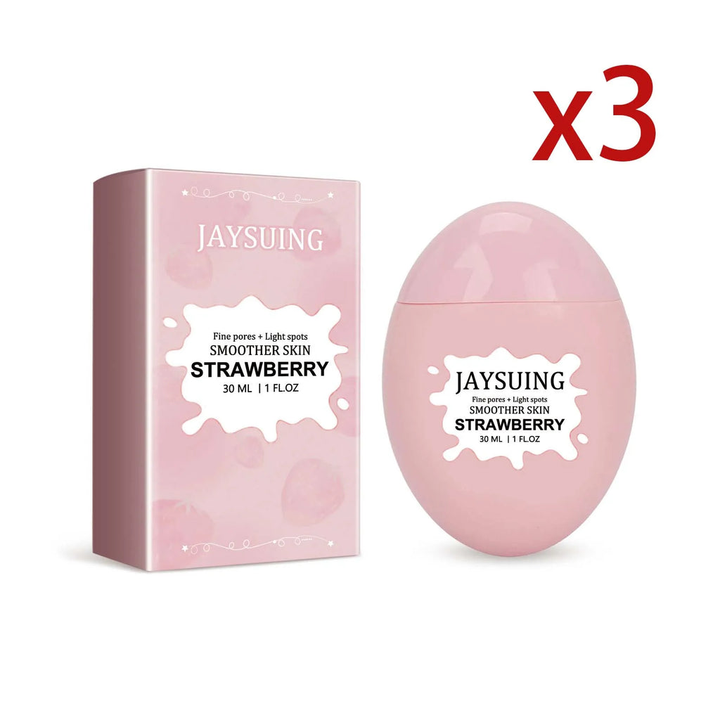 Vitamin C Strawberry Facial Essence Shrink Pores Improve Dullness Brighten Reduce Fine Lines Firm Skin Facial Moisturizing Serum Oasis Select 3x30ml 30ml