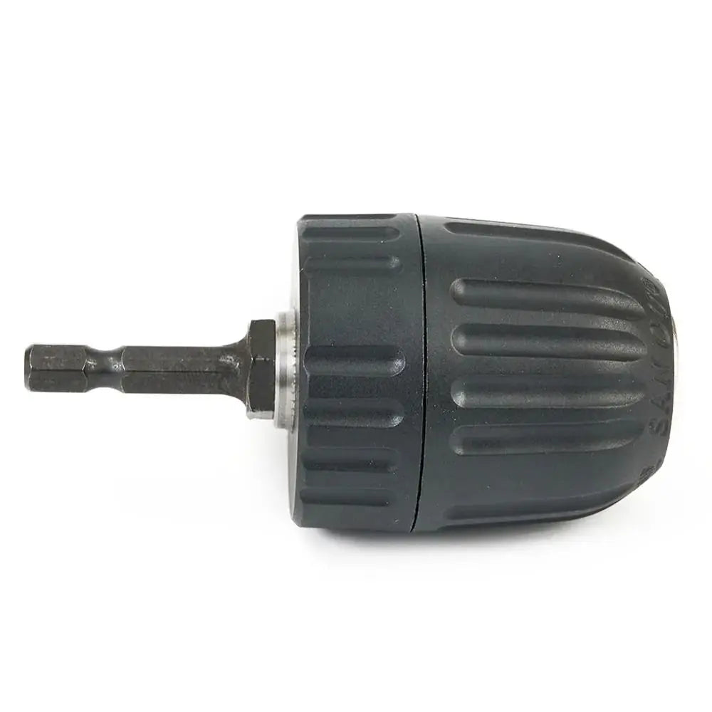 1Pcs 0.8-10mm Keyless Drill Chuck 3/8" to 24UNF Thread Quick Connection Quick Change Adapter Steel 1/4" Hex Shank Oasis Select