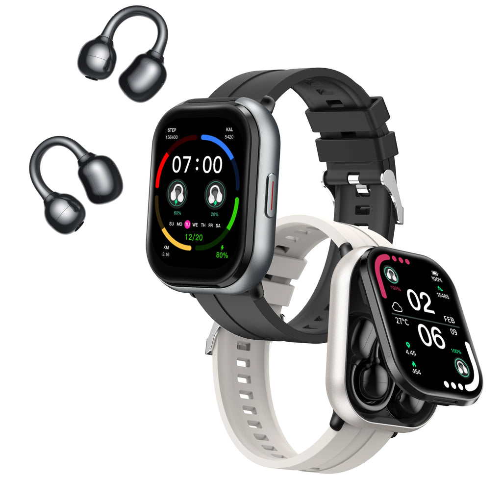 MINGCC 2-in-1 Smartwatch & Headphones | 2.01" HD Fitness Watch