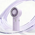 Handheld Fan Upgraded Portable Fan,Mini USB Rechargeable Personal Fan, Outdoor Travel ,Suitable for summer beach and concerts Oasis Select purple