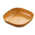 Japanese Wood Grain Square Plate 15cm – PP Dinnerware