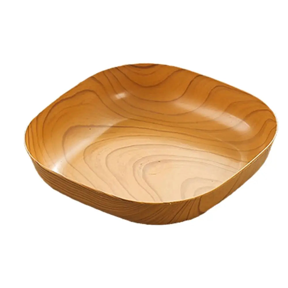 Japanese Wood Grain Square Plate 15cm – PP Dinnerware