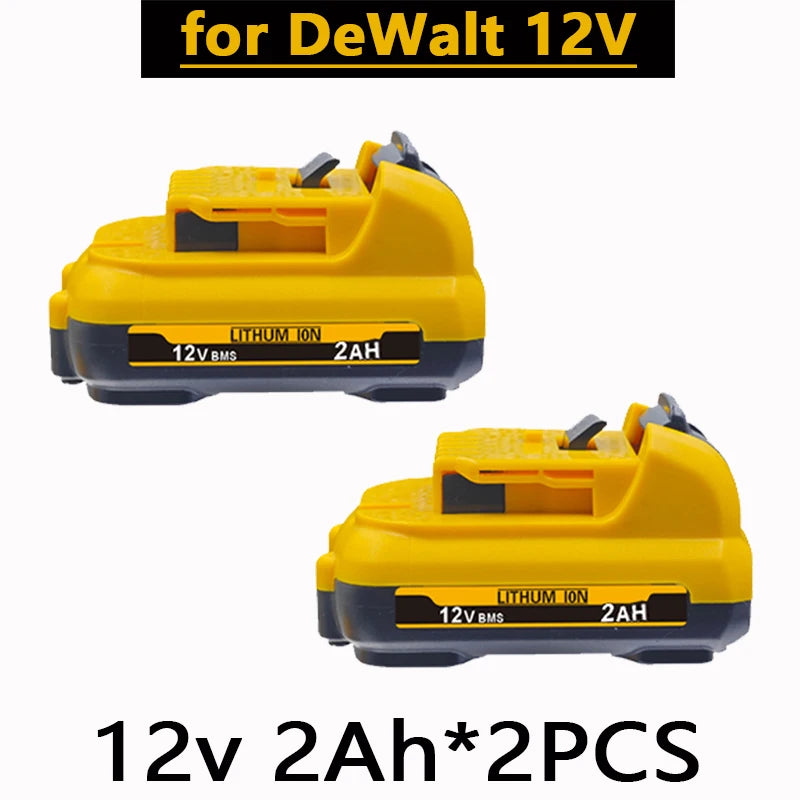 1For Dewalt 12V MAX 2 0Ah 3 5 6 Battery DCB124 DCB125 DCB122