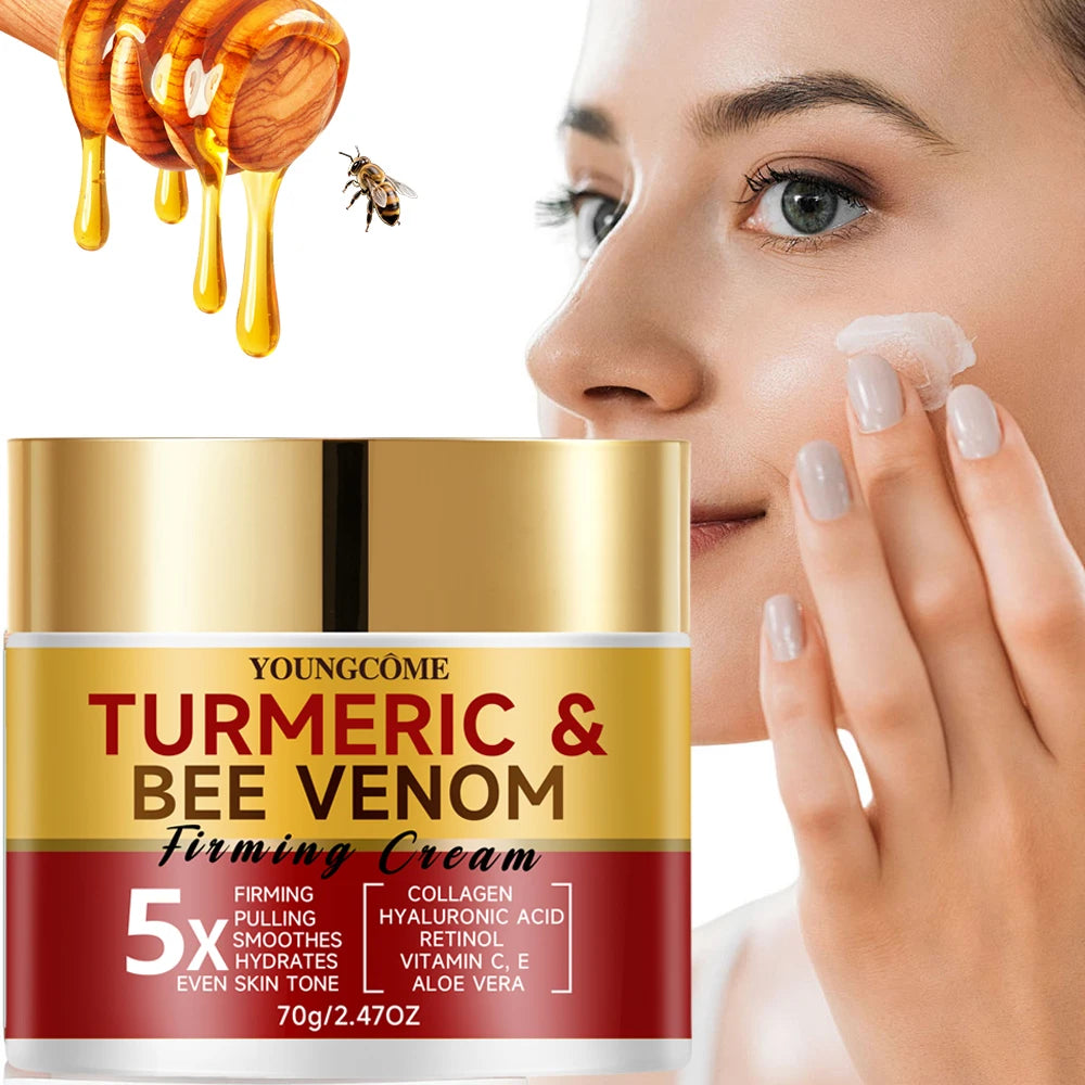 YOUNGCOME Turmeric & Bee Venom Firming Cream – Hyaluronic Acid